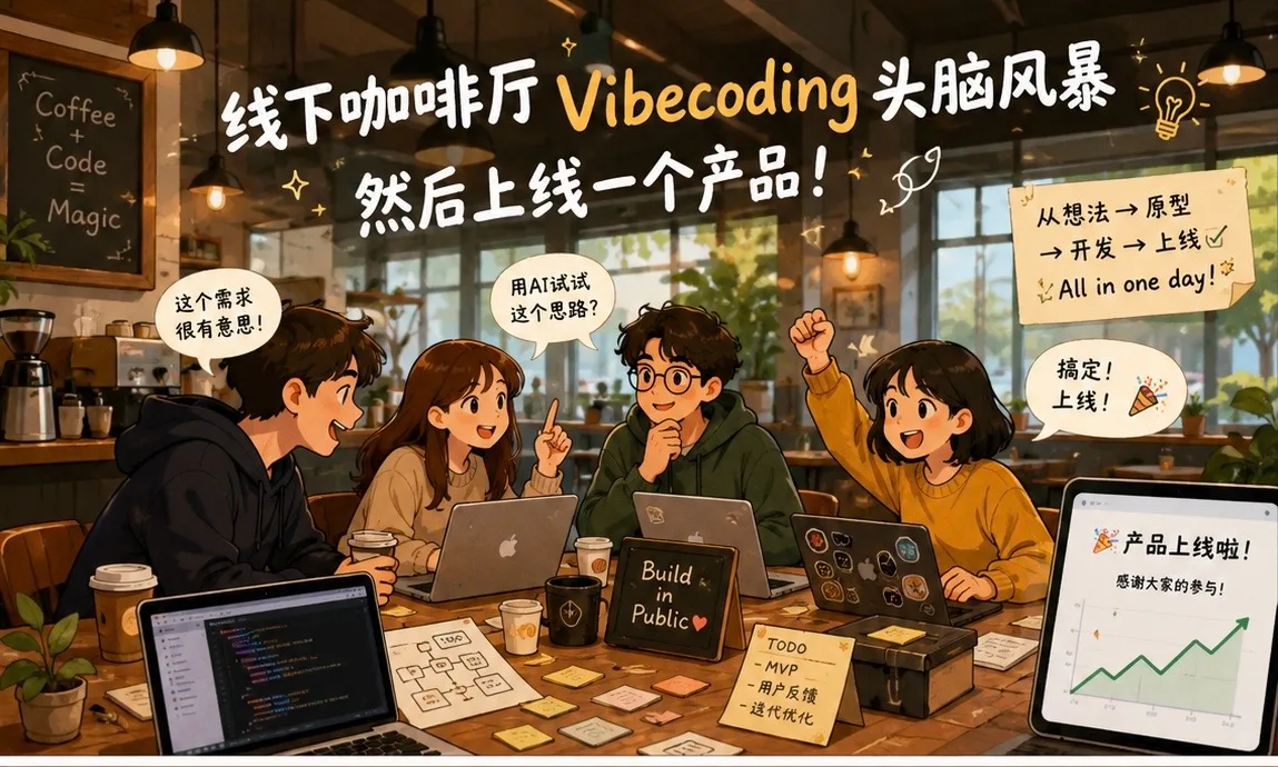 周末 VibeCoding活动海报 1