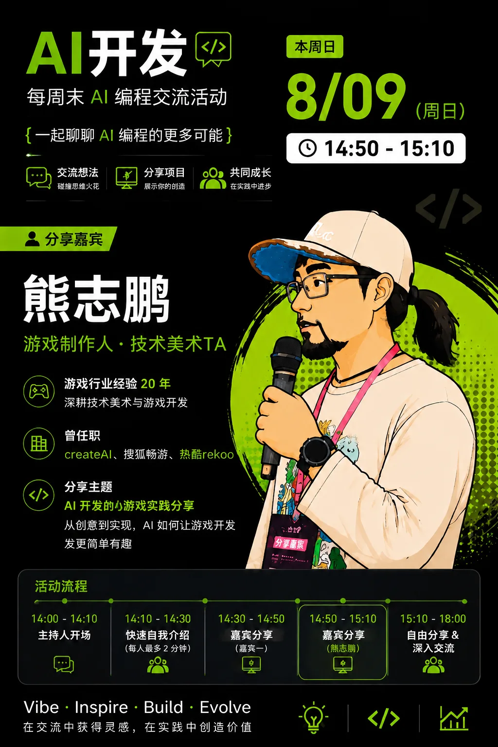 真·AI 周末AI开发交流 第六期活动海报 3